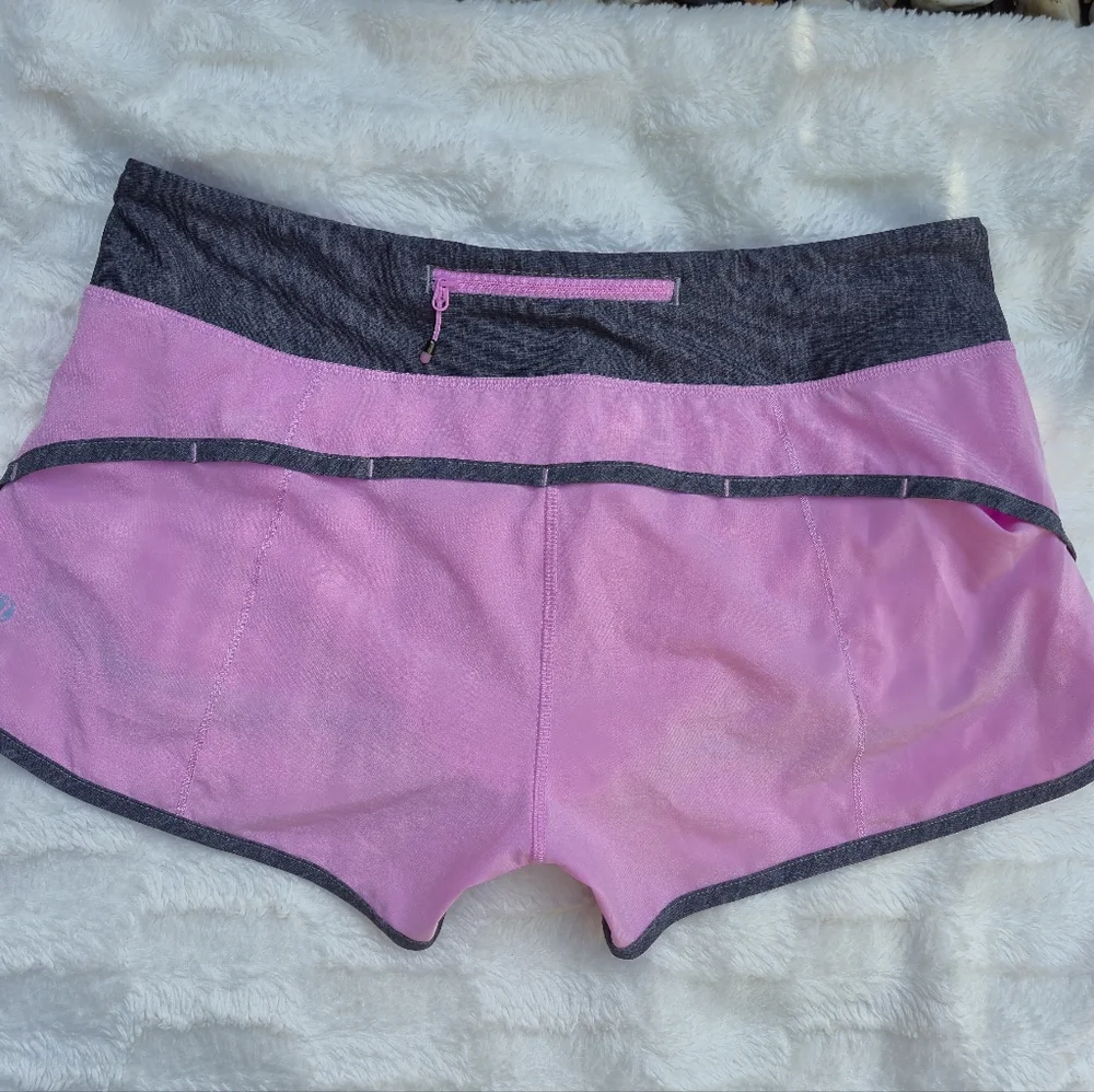 lululemon athletica Pink and Gray‎ Women's Athletic Shorts